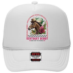 Frauen Derby Horse Racing High Crown Mesh Back Trucker Hat