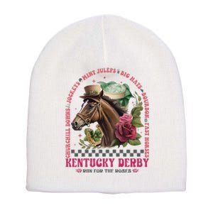 Frauen Derby Horse Racing Short Acrylic Beanie