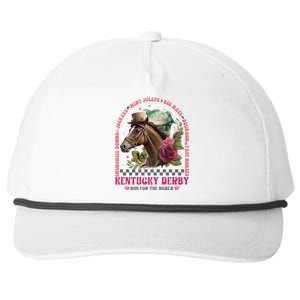 Frauen Derby Horse Racing Snapback Five-Panel Rope Hat