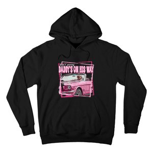 Funny DaddyS Home Trump Pink 2024 Take America Back 2024 Hoodie