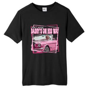 Funny DaddyS Home Trump Pink 2024 Take America Back 2024 Tall Fusion ChromaSoft Performance T-Shirt