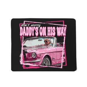 Funny DaddyS Home Trump Pink 2024 Take America Back 2024 Mousepad