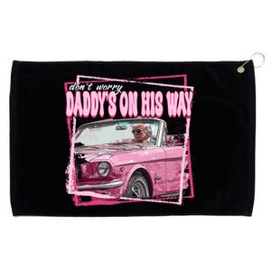 Funny DaddyS Home Trump Pink 2024 Take America Back 2024 Grommeted Golf Towel