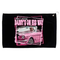 Funny DaddyS Home Trump Pink 2024 Take America Back 2024 Grommeted Golf Towel