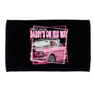 Funny DaddyS Home Trump Pink 2024 Take America Back 2024 Microfiber Hand Towel