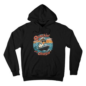 Funny Duck Hunting Hiding Cruise Duck Hunter Cruise Ship Hoodie