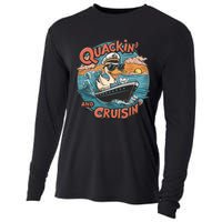 Funny Duck Hunting Hiding Cruise Duck Hunter Cruise Ship Cooling Performance Long Sleeve Crew