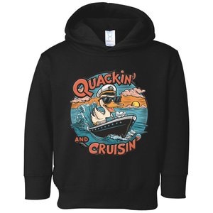 Funny Duck Hunting Hiding Cruise Duck Hunter Cruise Ship Toddler Hoodie