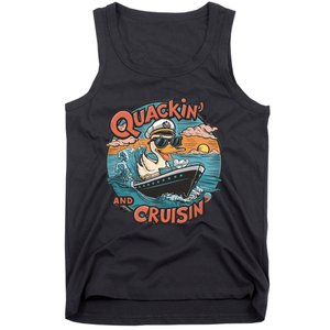 Funny Duck Hunting Hiding Cruise Duck Hunter Cruise Ship Tank Top