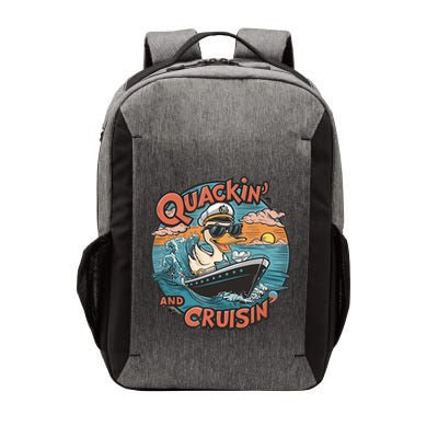 Funny Duck Hunting Hiding Cruise Duck Hunter Cruise Ship Vector Backpack