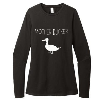 Funny Duck Hunting Mother Ducker For Moms Womens CVC Long Sleeve Shirt