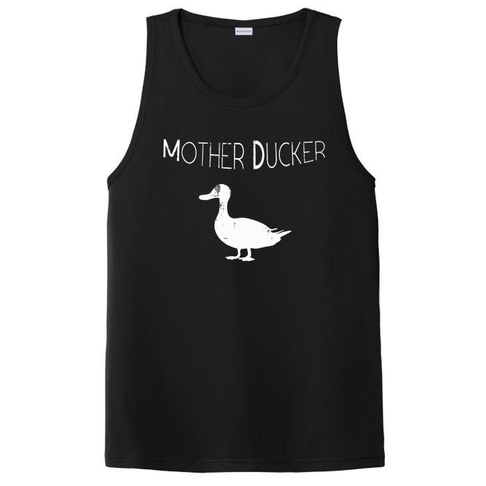 Funny Duck Hunting Mother Ducker For Moms PosiCharge Competitor Tank