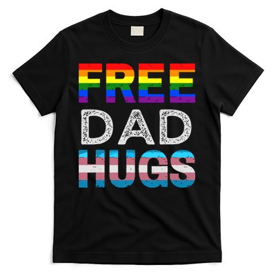 Free Dad Hugs Pride Month Proud Ally T-Shirt
