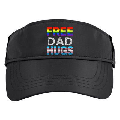 Free Dad Hugs Pride Month Proud Ally Adult Drive Performance Visor