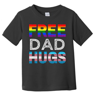 Free Dad Hugs Pride Month Proud Ally Toddler T-Shirt