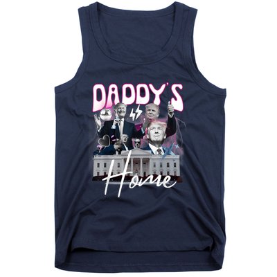 Funny Daddys Home Trump 90s Bootleg Style Tank Top