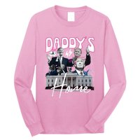 Funny Daddys Home Trump 90s Bootleg Style Long Sleeve Shirt