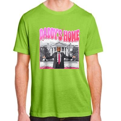 Funny Daddys Home Trump 2024 Take America Back 2024 Adult ChromaSoft Performance T-Shirt