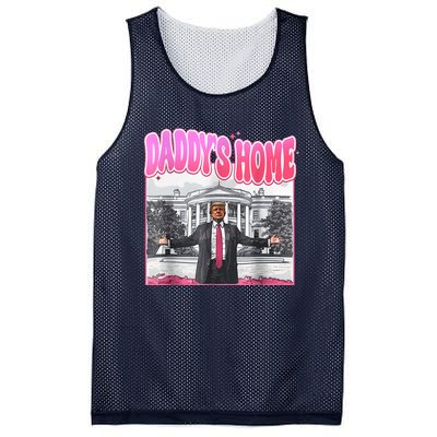 Funny Daddys Home Trump 2024 Take America Back 2024 Mesh Reversible Basketball Jersey Tank