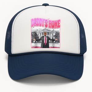 Funny Daddys Home Trump 2024 Take America Back 2024 Trucker Hat