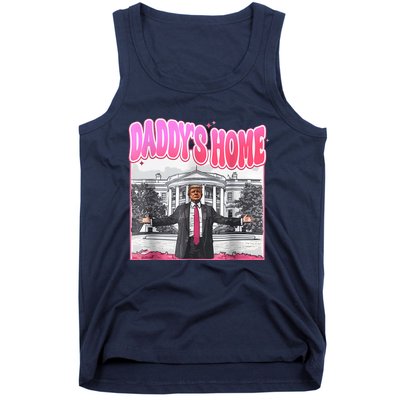 Funny Daddys Home Trump 2024 Take America Back 2024 Tank Top