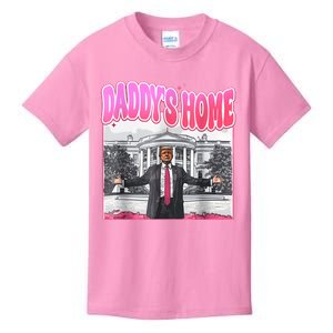 Funny Daddys Home Trump 2024 Take America Back 2024 Kids T-Shirt