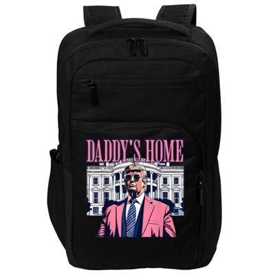 Funny Daddys Home Trump 2024 Take America Back 2024 Impact Tech Backpack