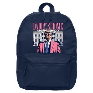 Funny Daddys Home Trump 2024 Take America Back 2024 16 in Basic Backpack