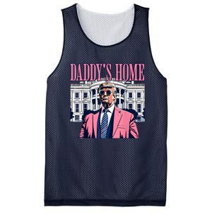 Funny Daddys Home Trump 2024 Take America Back 2024 Mesh Reversible Basketball Jersey Tank