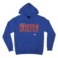 Funny Dadcula Halloween Dad Dracula Costume Momster Matching Gift Hoodie