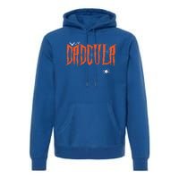 Funny Dadcula Halloween Dad Dracula Costume Momster Matching Gift Premium Hoodie