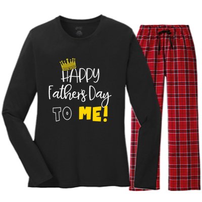 Funny DadS Happy FatherS Day To Me Women's Long Sleeve Flannel Pajama Set 