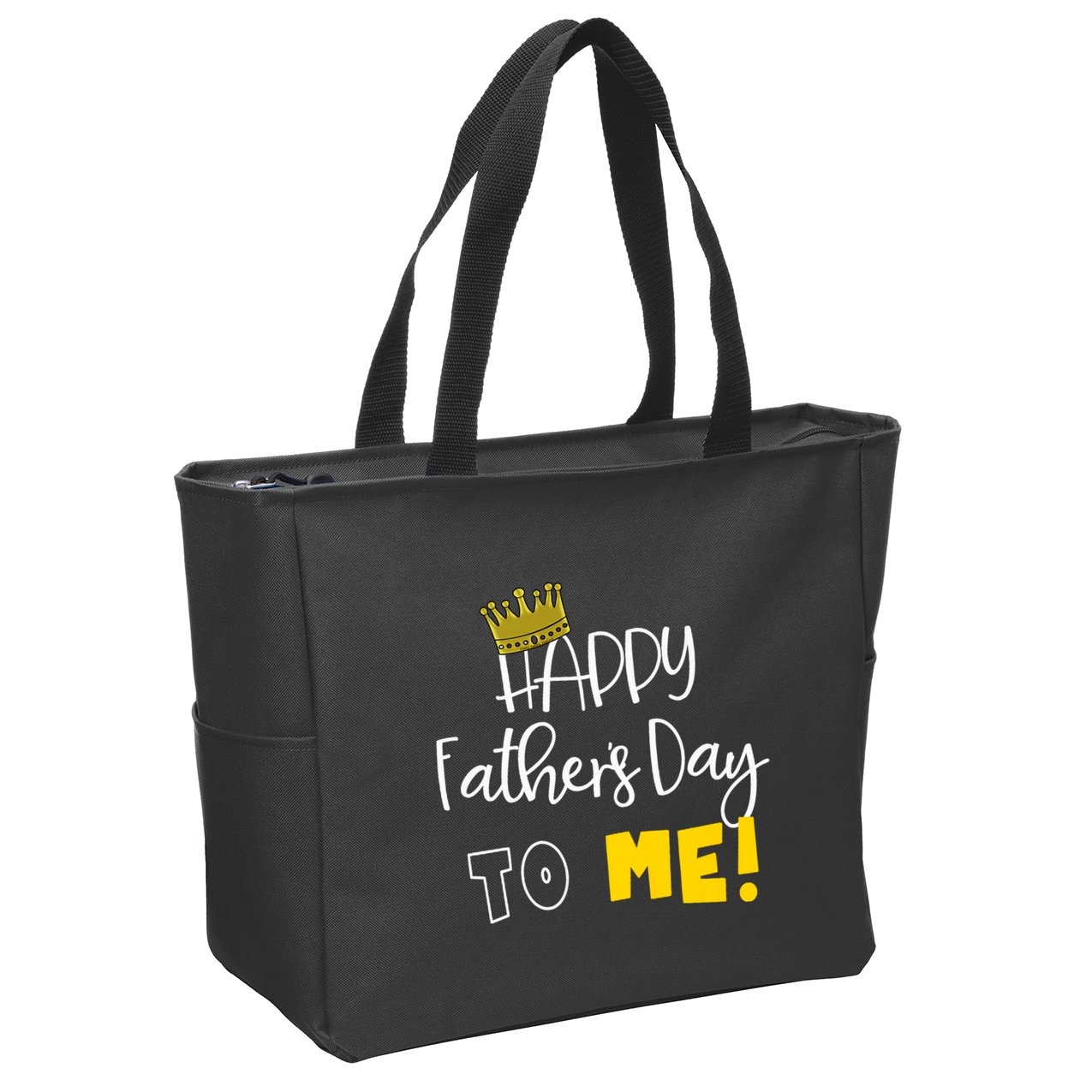 Funny DadS Happy FatherS Day To Me Zip Tote Bag