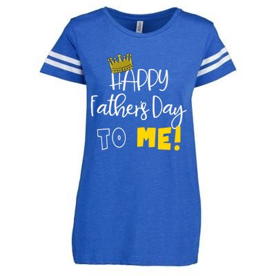 Funny DadS Happy FatherS Day To Me Enza Ladies Jersey Football T-Shirt