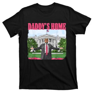 Funny Daddys Home Trump 2024 White House Comeback T-Shirt