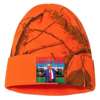 Funny Daddys Home Trump 2024 Take America Back 2024 Kati Licensed 12" Camo Beanie