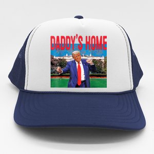 Funny Daddys Home Trump 2024 Take America Back 2024 Trucker Hat