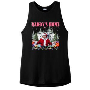 Funny Daddys Home Trump 2024 Take America Back 2024 Ladies PosiCharge Tri-Blend Wicking Tank