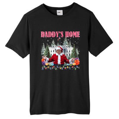 Funny Daddys Home Trump 2024 Take America Back 2024 Tall Fusion ChromaSoft Performance T-Shirt