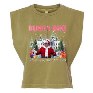 Funny Daddys Home Trump 2024 Take America Back 2024 Garment-Dyed Women's Muscle Tee