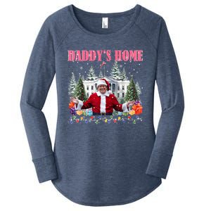 Funny Daddys Home Trump 2024 Take America Back 2024 Women's Perfect Tri Tunic Long Sleeve Shirt