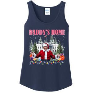 Funny Daddys Home Trump 2024 Take America Back 2024 Ladies Essential Tank