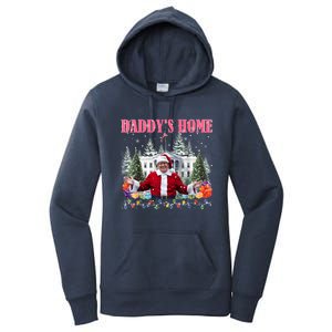 Funny Daddys Home Trump 2024 Take America Back 2024 Women's Pullover Hoodie