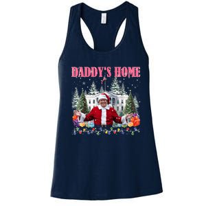 Funny Daddys Home Trump 2024 Take America Back 2024 Women's Racerback Tank