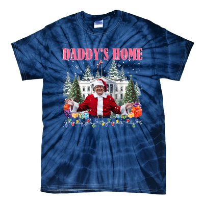 Funny Daddys Home Trump 2024 Take America Back 2024 Tie-Dye T-Shirt