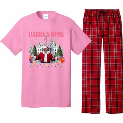 Funny Daddys Home Trump 2024 Take America Back 2024 Pajama Set