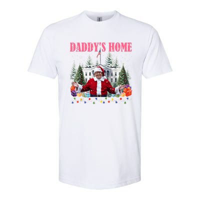 Funny Daddys Home Trump 2024 Take America Back 2024 Softstyle CVC T-Shirt