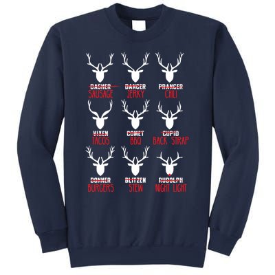 Funny Deer Hunting All of Santa's Reindeer Sweatshirt