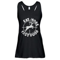 Funny Deer Hunting Season Eat More Fast Food Hunter Ladies Essential Flowy Tank