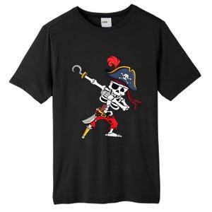 Funny Dab Halloween Dabbing Pirate Skeleton Gift Tall Fusion ChromaSoft Performance T-Shirt